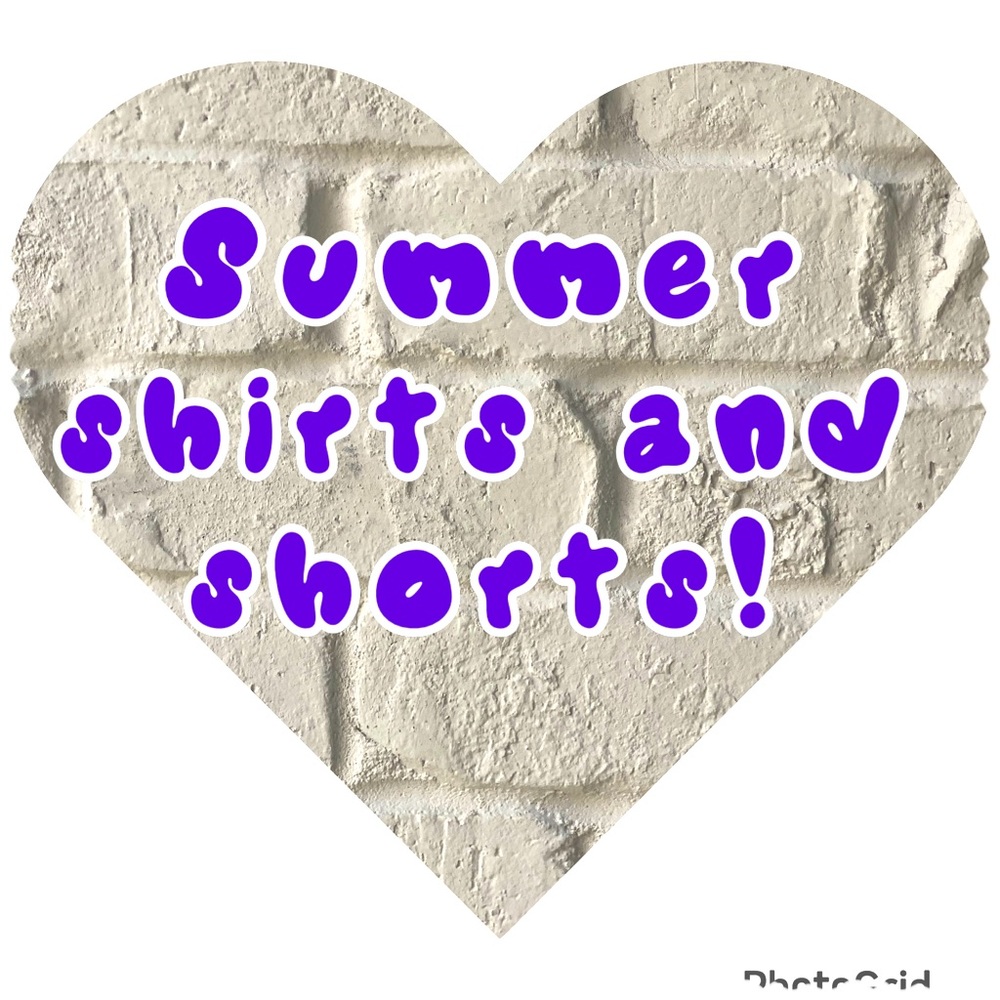 Embrace the hot weather in these shirts, shorts and board shorts!